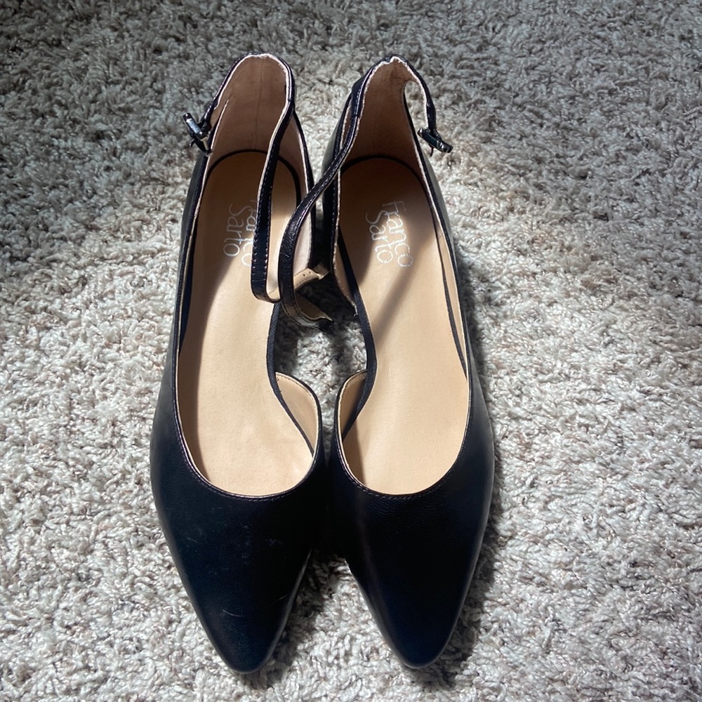 Brand new Franco Sarto size 9 black womens shoes flats ballet